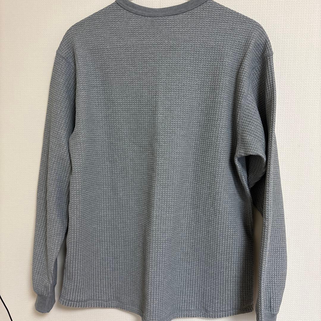 THE NORTH FACE ロングスリーブウォームワッフルクルー グレー M