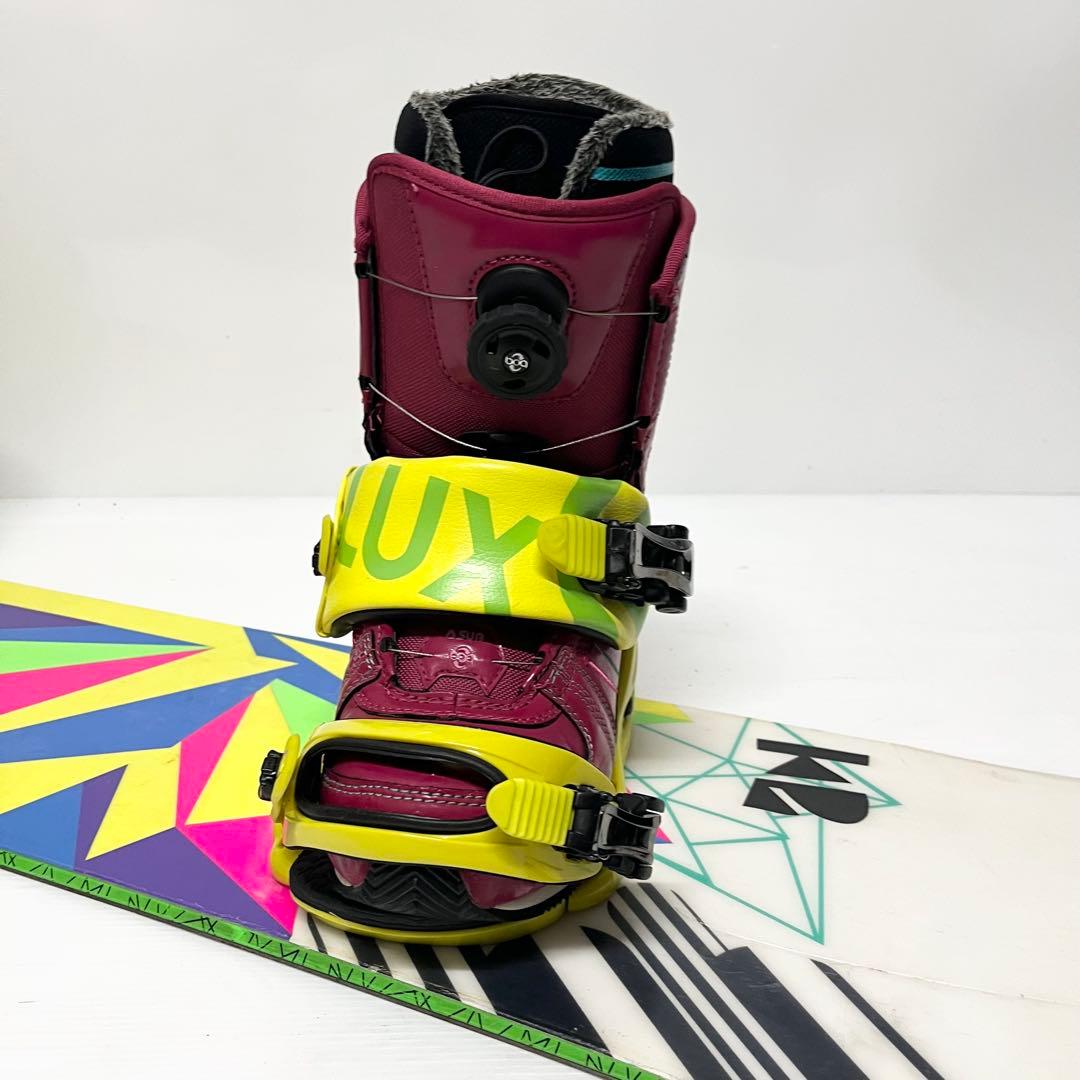 レディース　K2 FLUX スノボセット　フラックス　女性用　スノーボード　美品