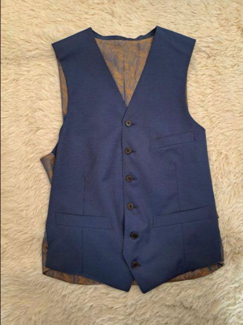 最終値下げ❗️Orobianco　スリーピース　セットアップスーツ　ネイビー