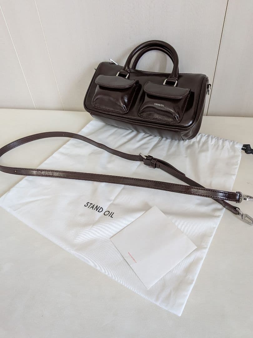 STAND OIL　バッグ　チャビーハーフバッグ　 マロン　 ショルダーバッグ