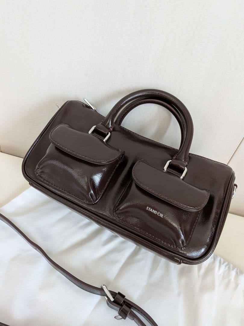 STAND OIL　バッグ　チャビーハーフバッグ　 マロン　 ショルダーバッグ