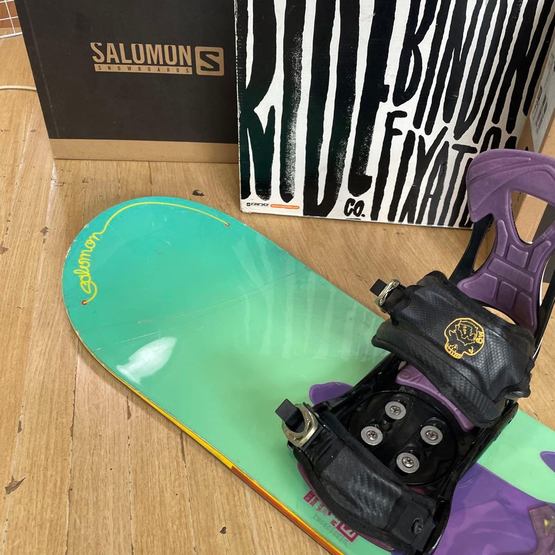 SALOMON×B＆W　サロモン　バインディング付　スノーボードセット