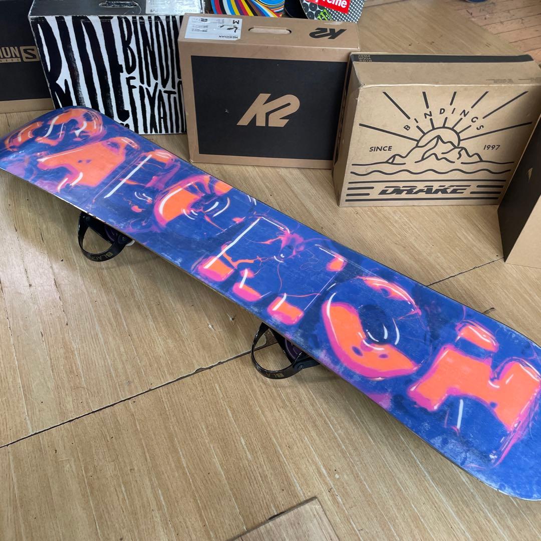 SALOMON×B＆W　サロモン　バインディング付　スノーボードセット