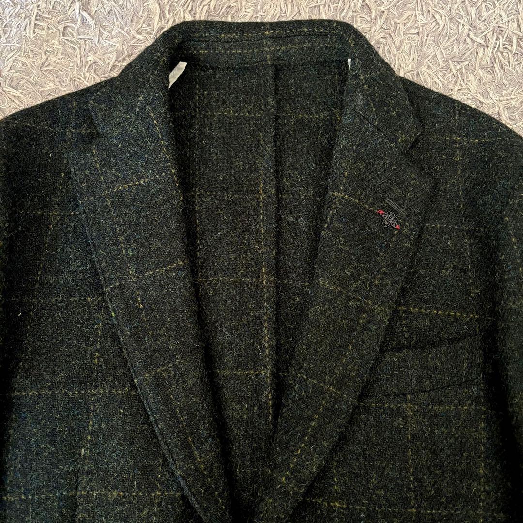 【サイズ48】Harris Tweed ×g-stage ウールジャケット