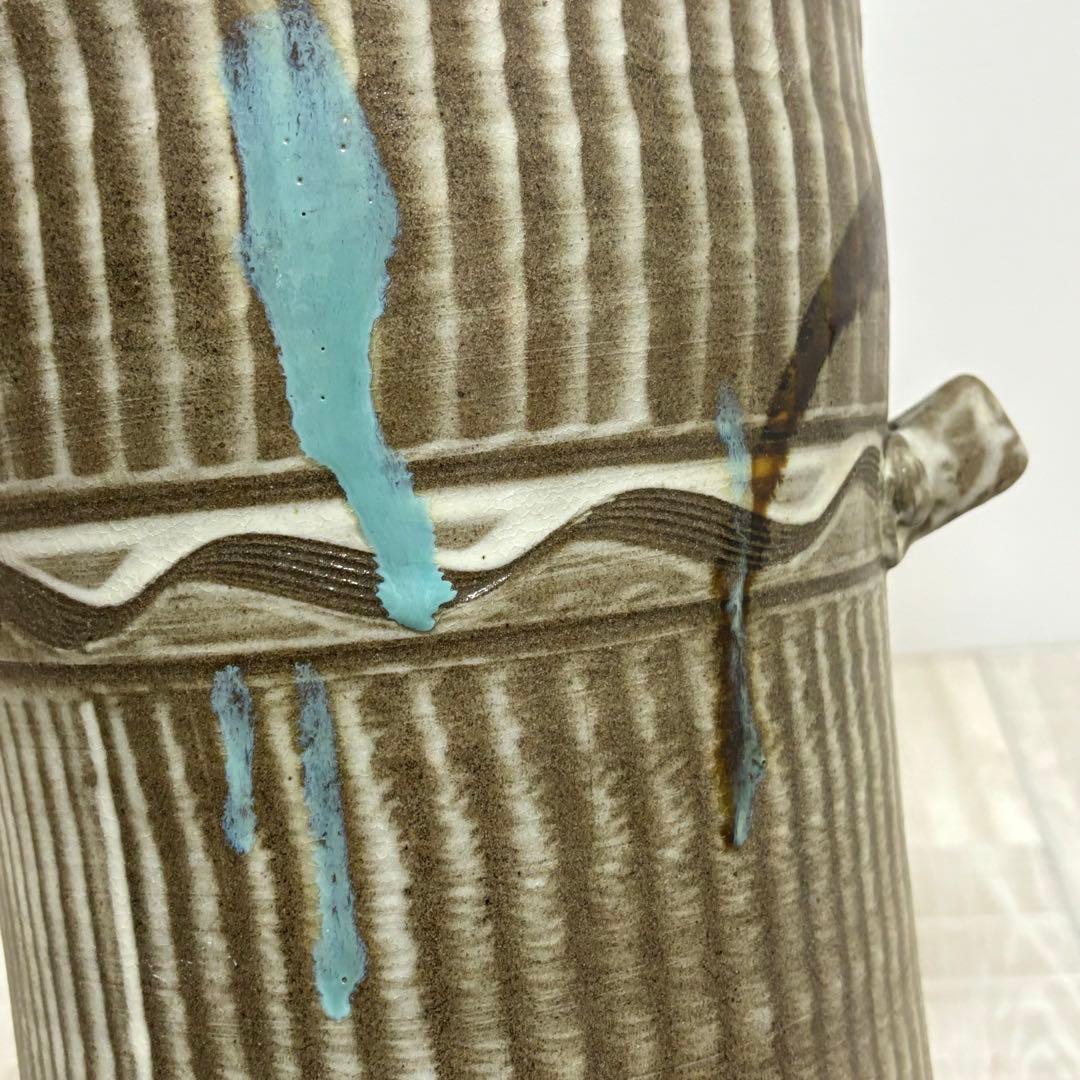 小石原焼　⭐︎傘立て　飛び鉋　睡蓮鉢　メダカ鉢　刷毛目