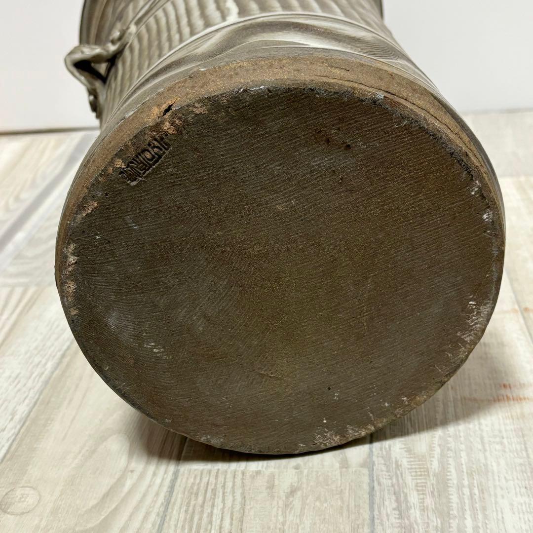 小石原焼　⭐︎傘立て　飛び鉋　睡蓮鉢　メダカ鉢　刷毛目