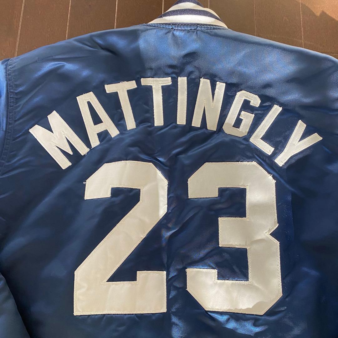 希少 90s USA製 NYヤンキース マッティングリー スタジャン ビンテージ