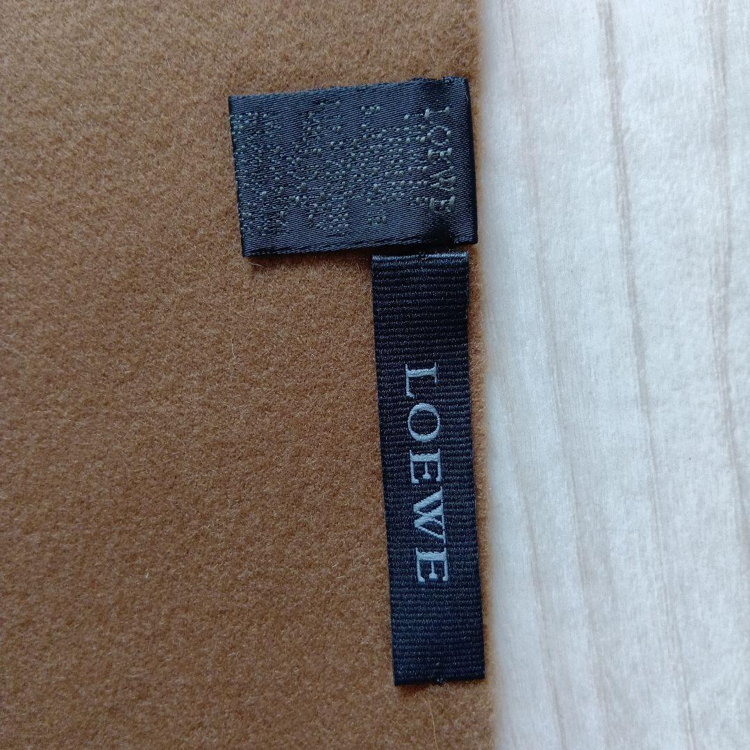 M*p様 LOEWE ブラウン マフラー フリンジ付き