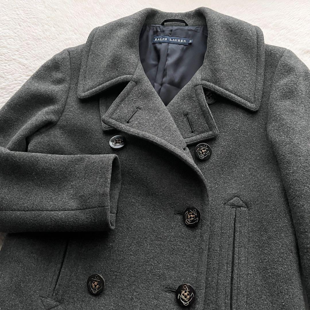 極美品✨RALPH LAUREN ラルフローレン ピーコート メルトンウール