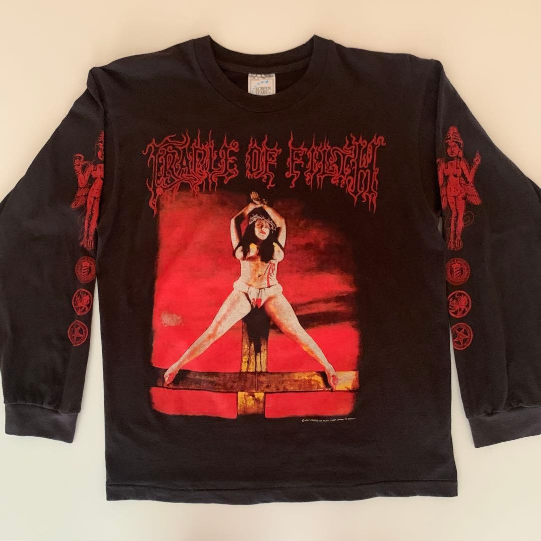 90s クレイドル オブ フィルス デザイア ミー ライク サタン　ロンT