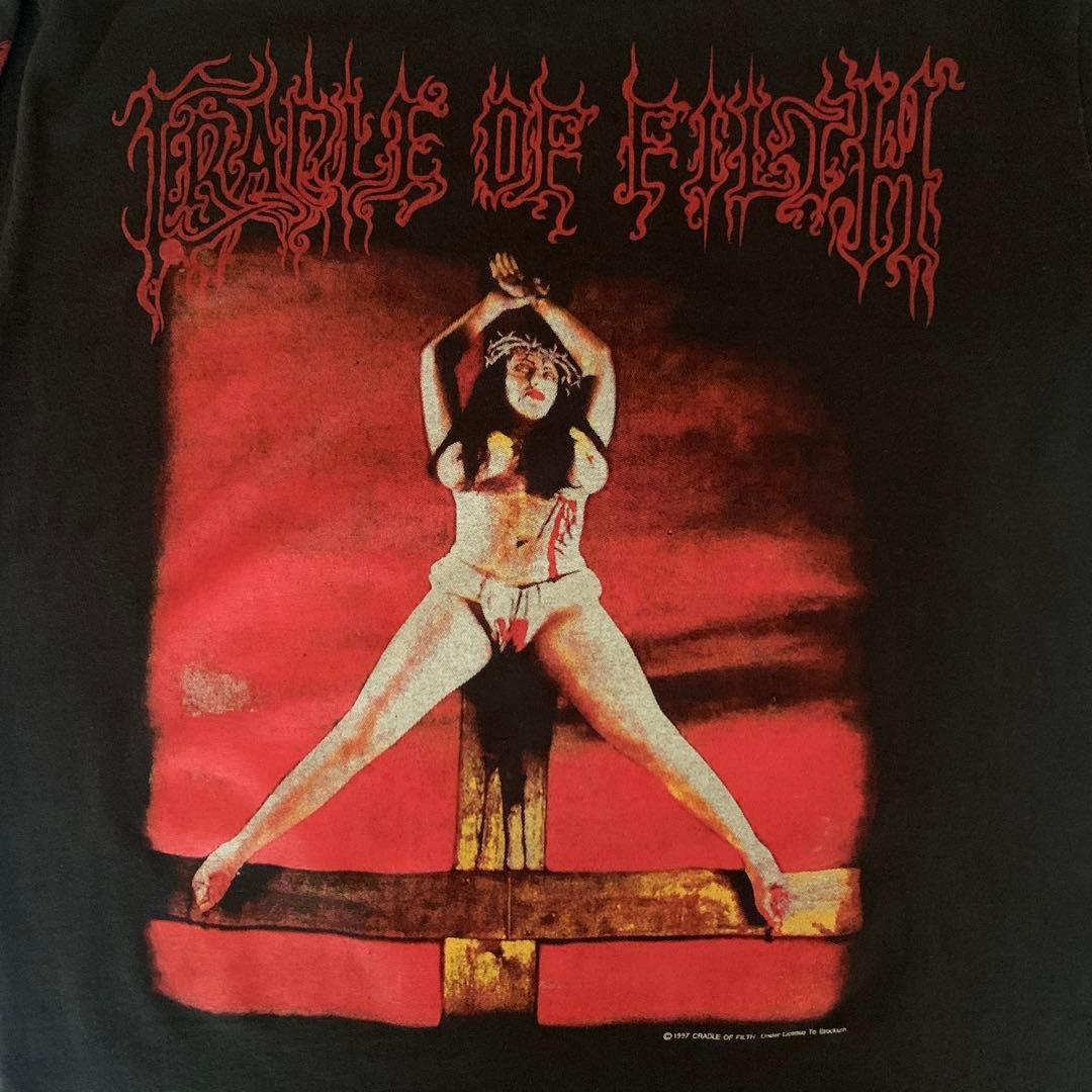 90s クレイドル オブ フィルス デザイア ミー ライク サタン　ロンT