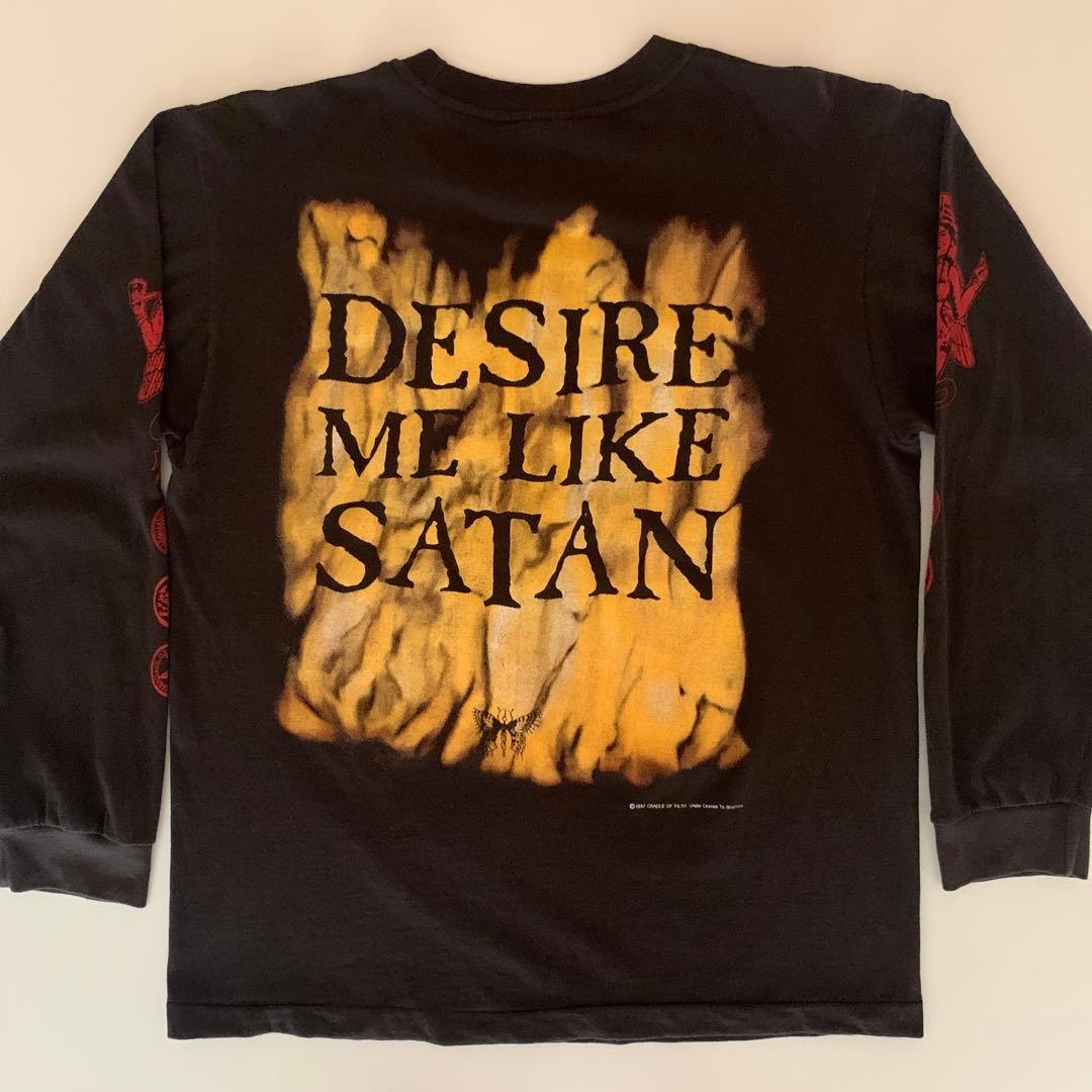 90s クレイドル オブ フィルス デザイア ミー ライク サタン　ロンT