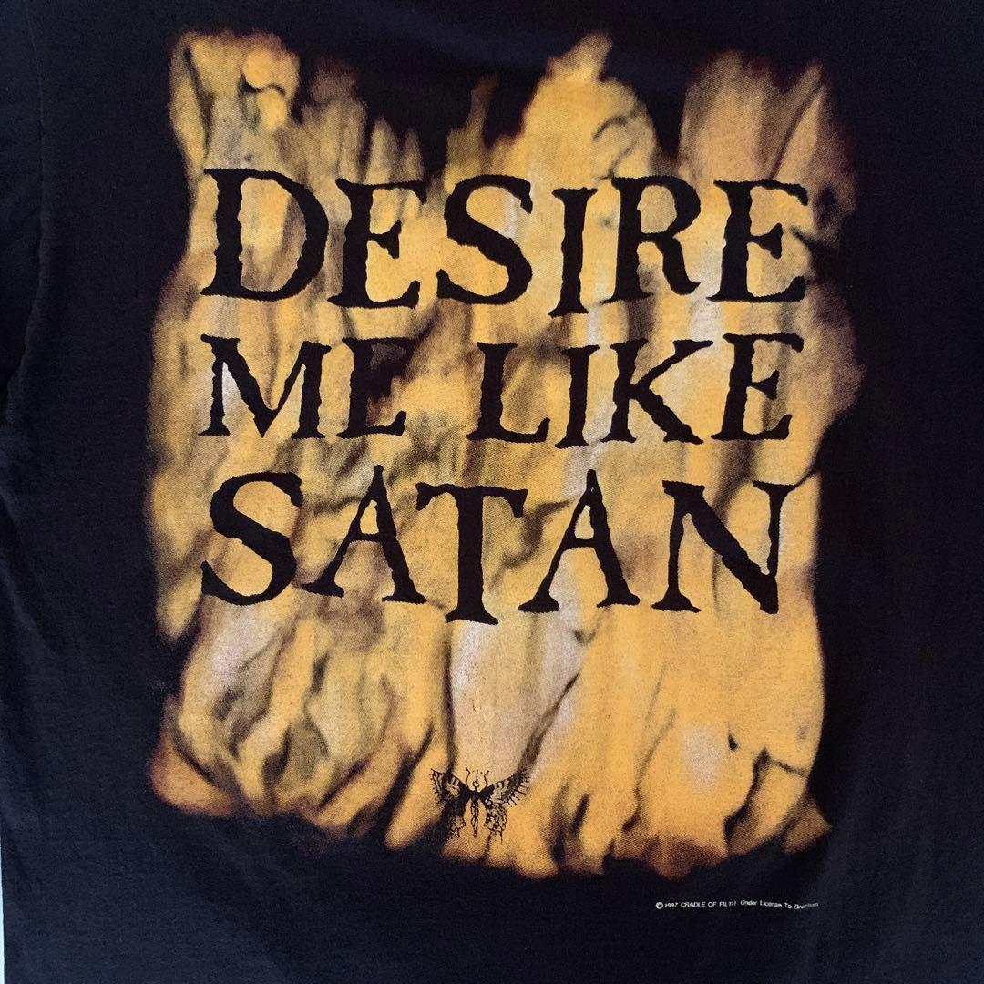 90s クレイドル オブ フィルス デザイア ミー ライク サタン　ロンT