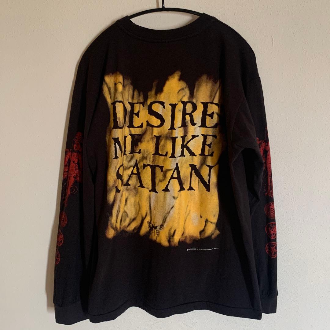 90s クレイドル オブ フィルス デザイア ミー ライク サタン　ロンT