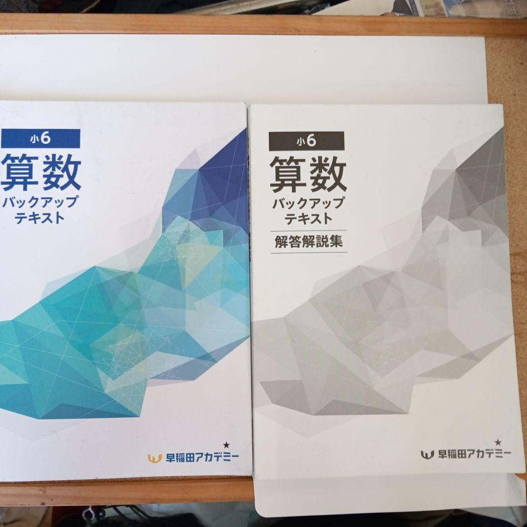 小6 算数バックアップテキストと解説集