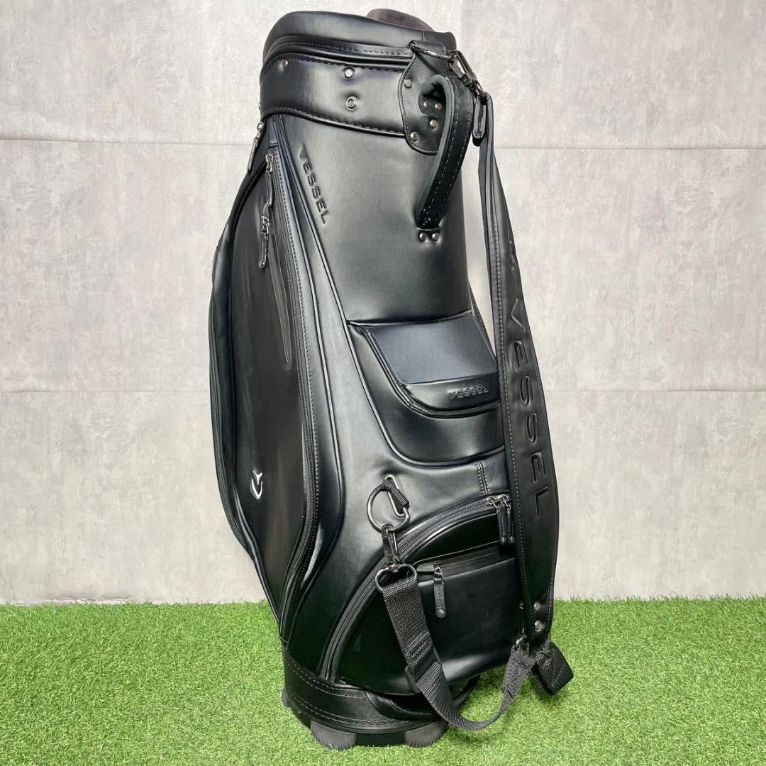 ベゼル VESSEL PRODIGY キャディバッグ ゴルフバッグ ブラック