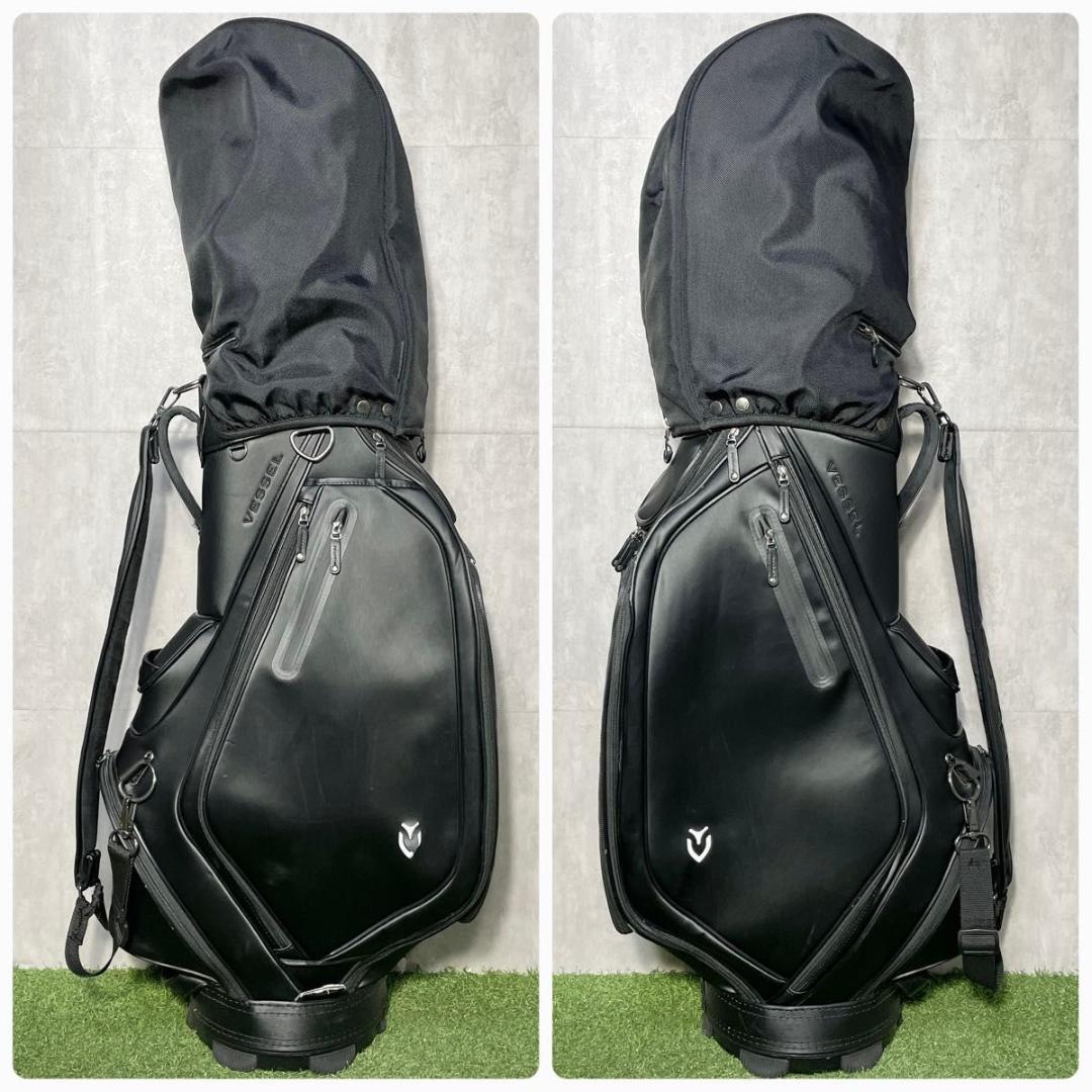 ベゼル VESSEL PRODIGY キャディバッグ ゴルフバッグ ブラック