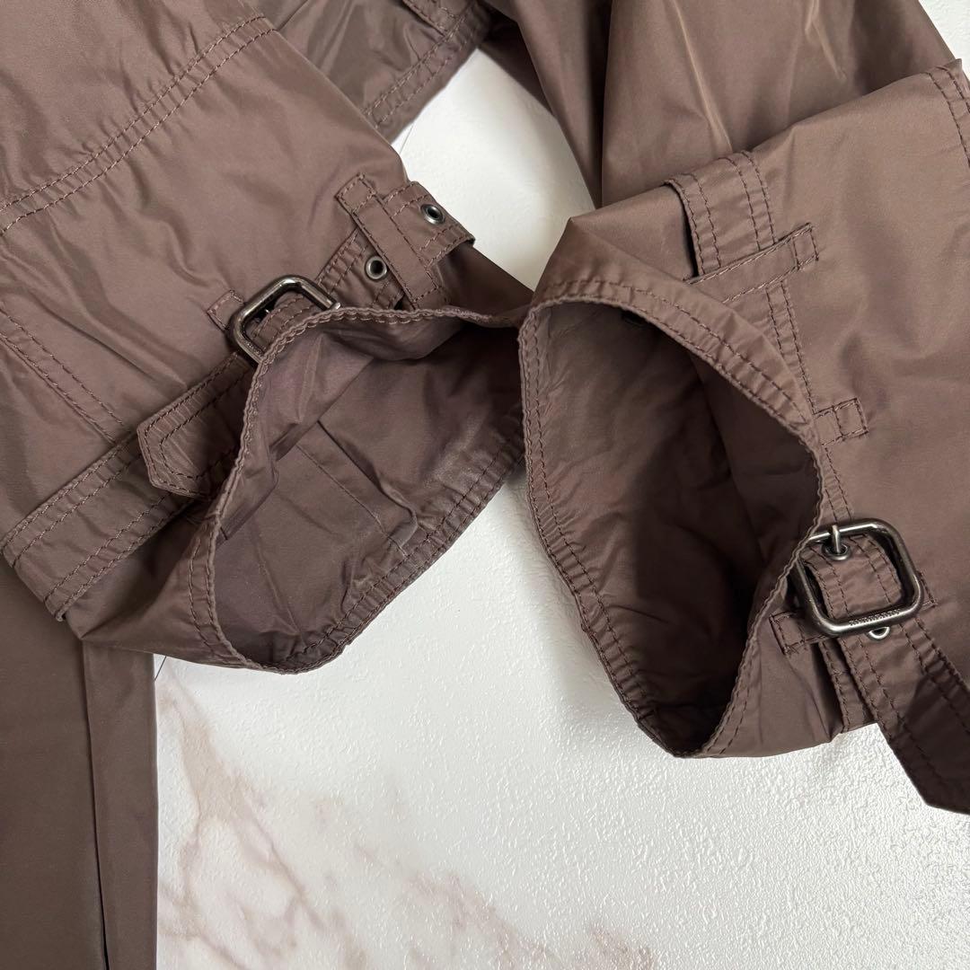 美品◆バーバリーロンドン キルティングライナー ベルト付 ロングコート L