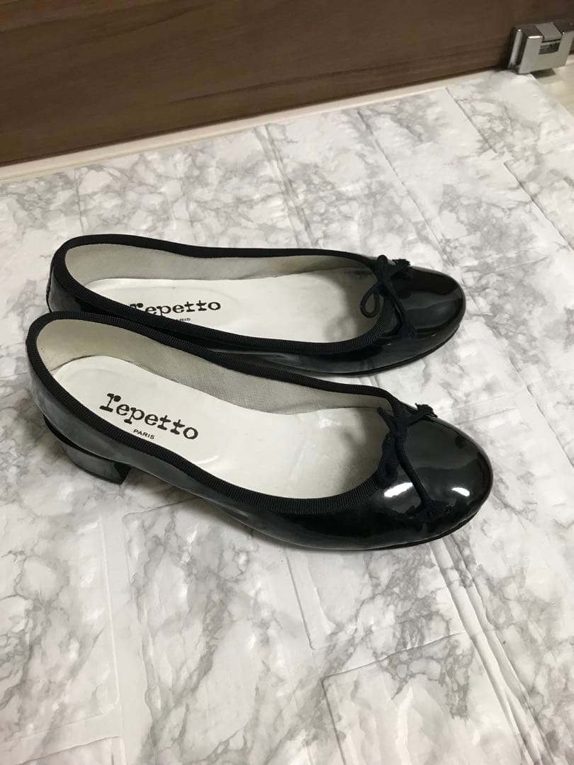 repetto Cendrillon レペット サンドリオンブラック 37サイズ
