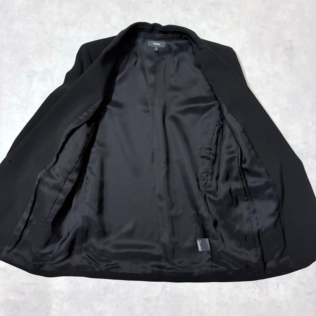 Theory ジャケット クラシッククレープ M相当 黒
