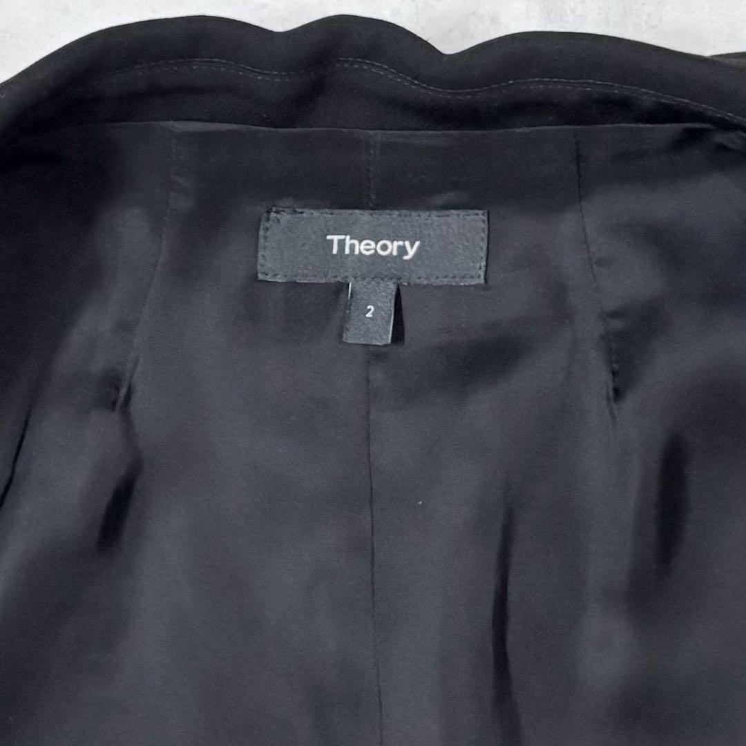 Theory ジャケット クラシッククレープ M相当 黒
