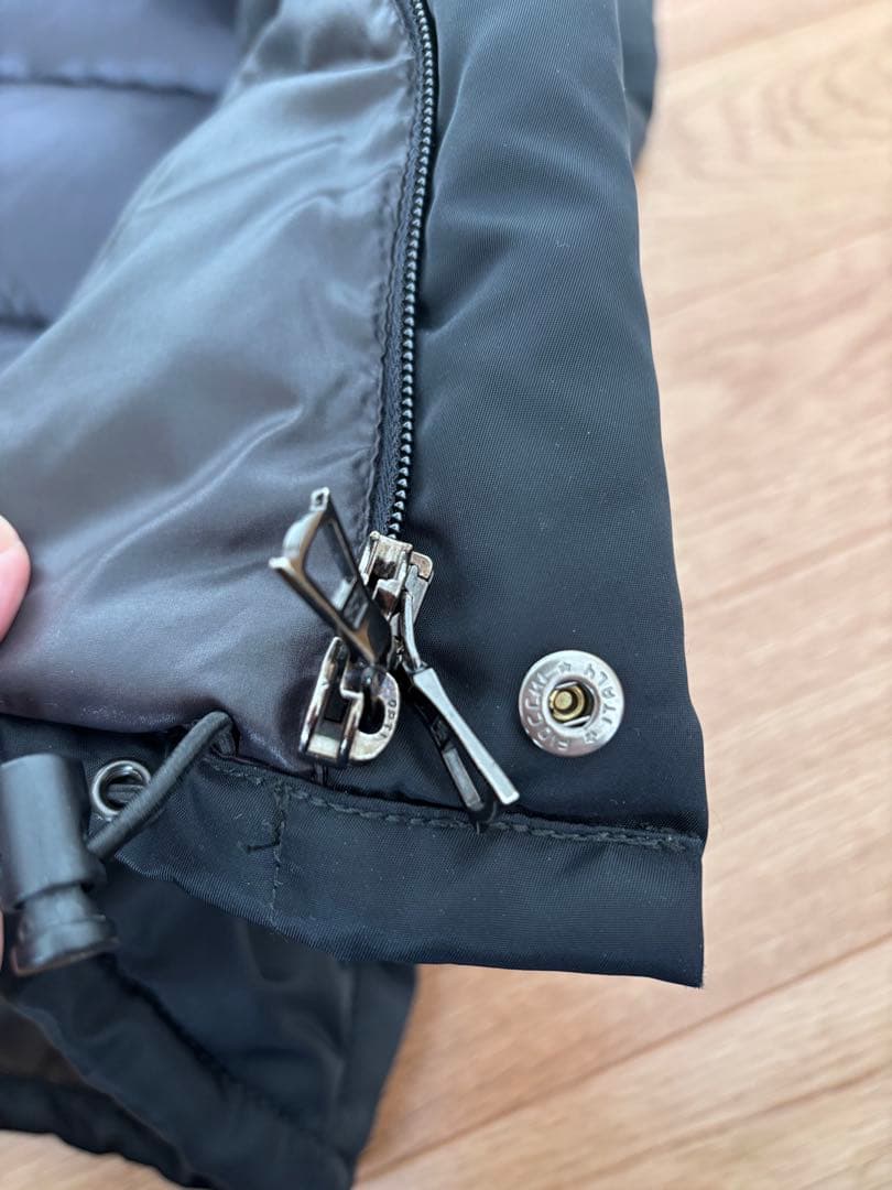 wjk×DUVETICA コラボ ダウンベスト 黒 L 高級グースダウン使用