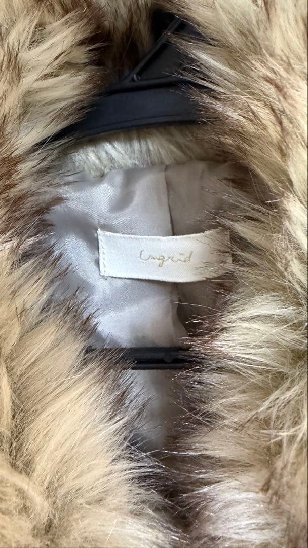 ungrid ボリュームデザインファーコート　完売品