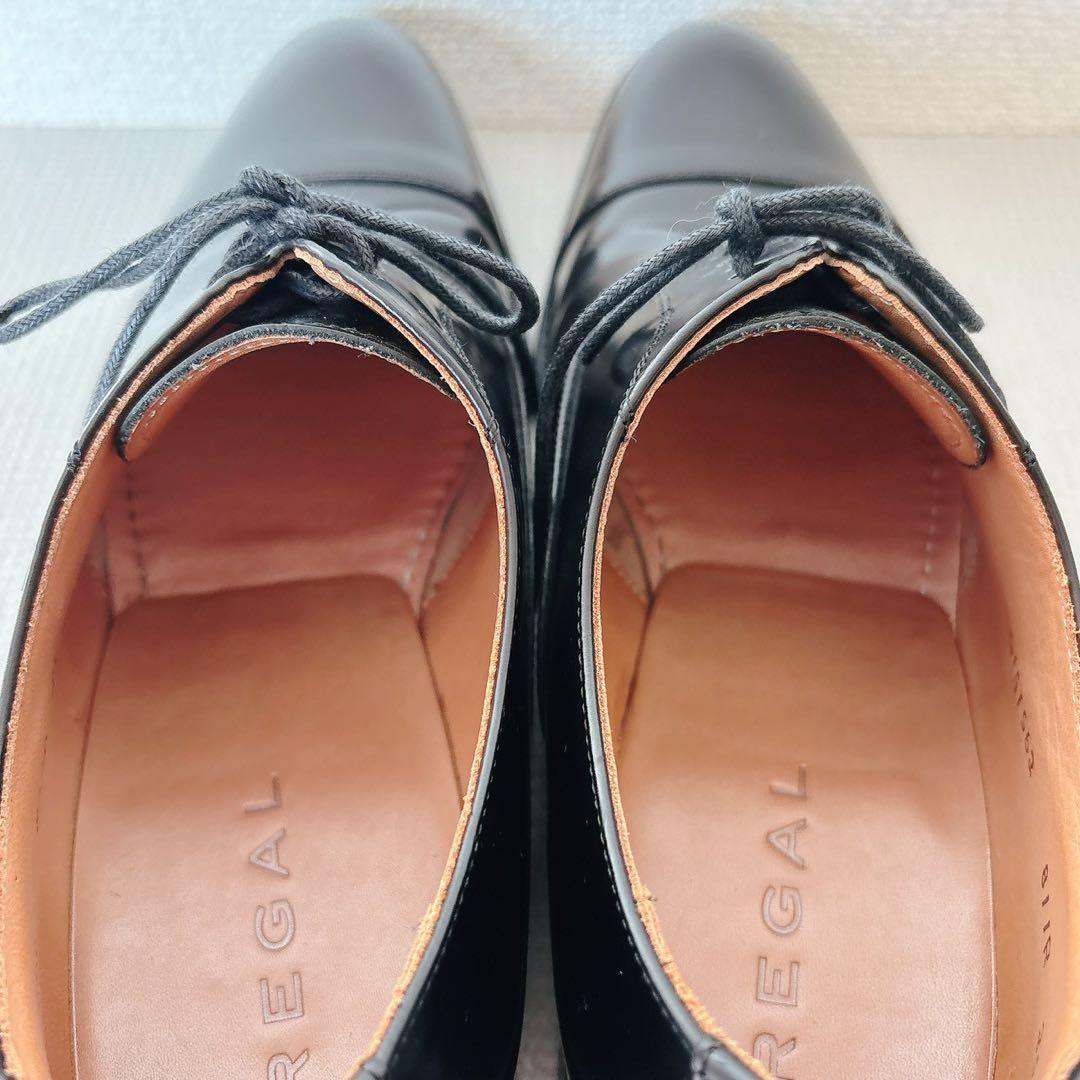 未使用級✨️REGAL 25 a 811R ストレートチップ オックスフォード 黒