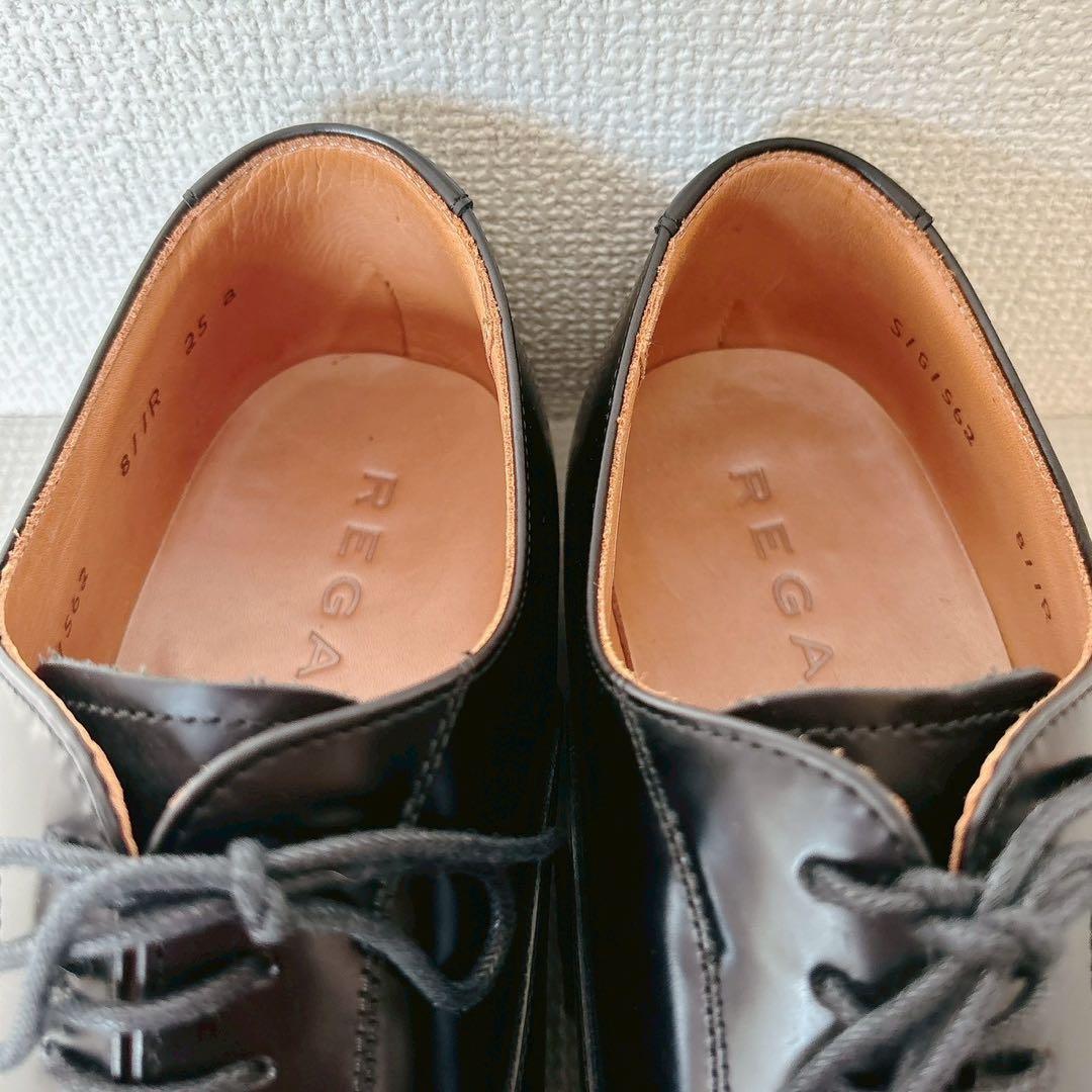 未使用級✨️REGAL 25 a 811R ストレートチップ オックスフォード 黒