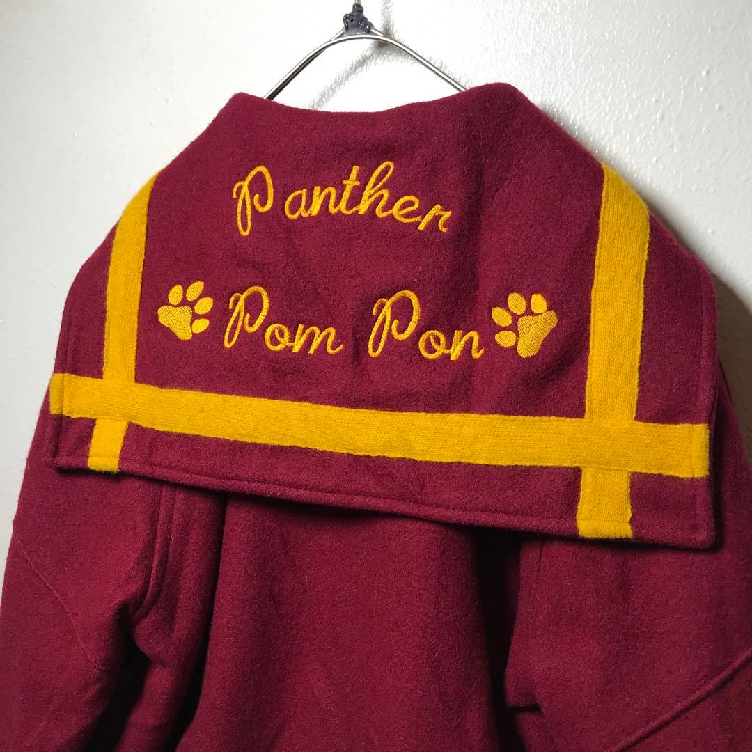 【希少品】パンサー90’スタジャン セーラー襟　カラー レディースL 美品