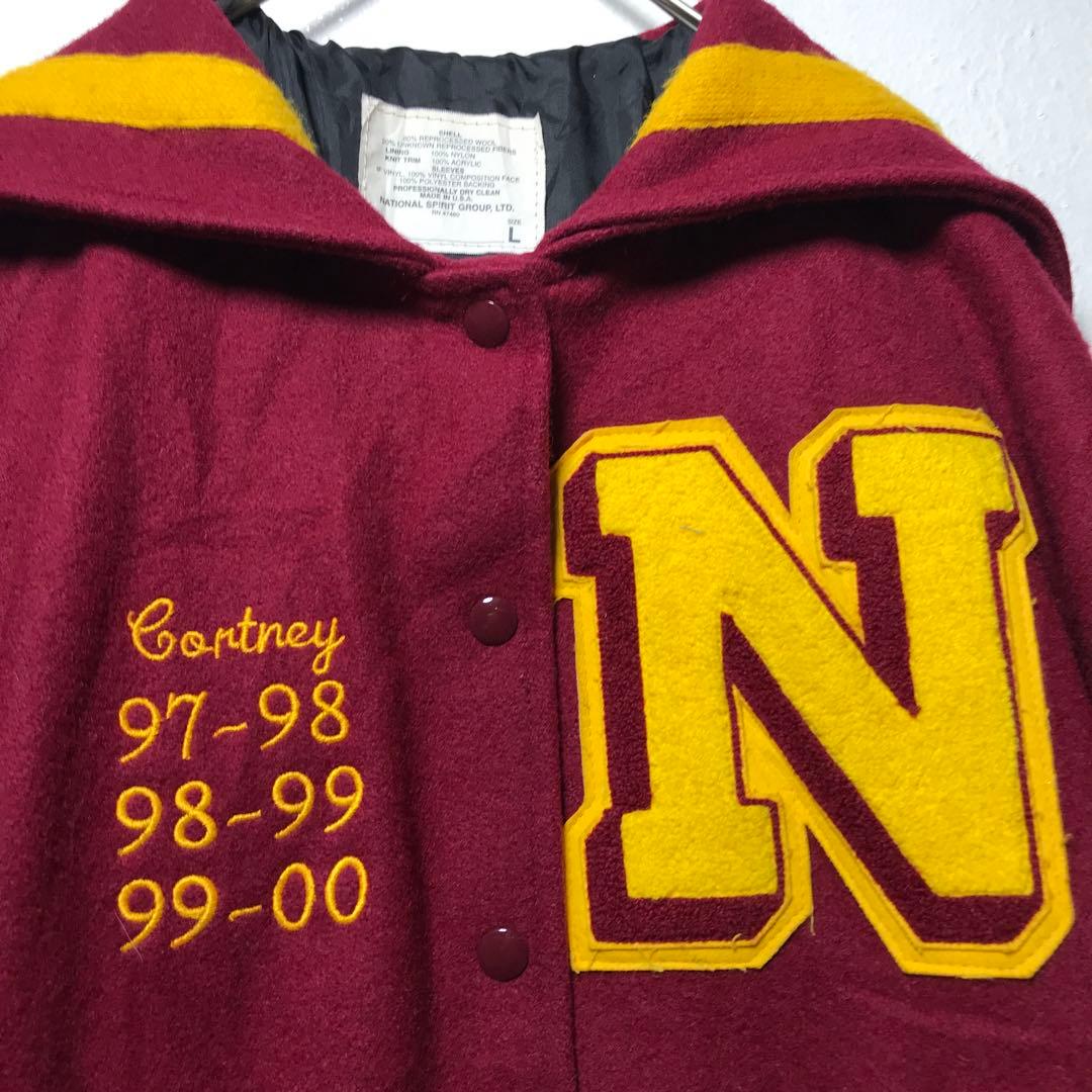 【希少品】パンサー90’スタジャン セーラー襟　カラー レディースL 美品