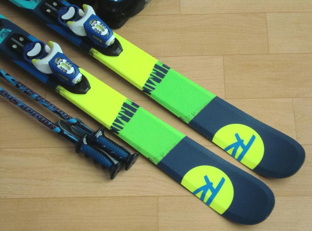 ■■11月限定■送料無料■ロシニョール■子供用スキー4点セット■128/23■■