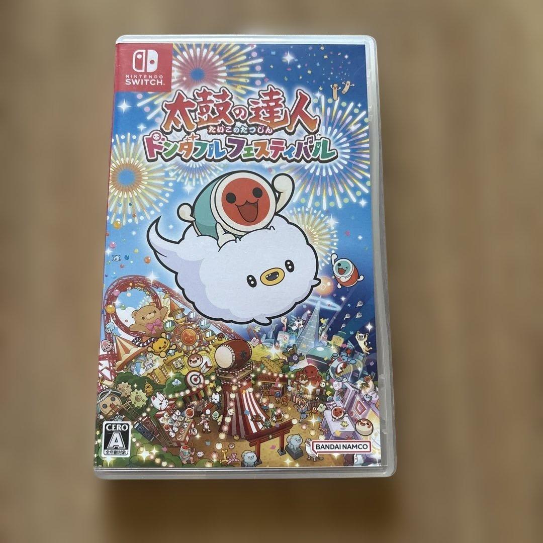 ニンテンドースイッチ 太鼓の達人ドンダフルフェスティバル＆太鼓セット