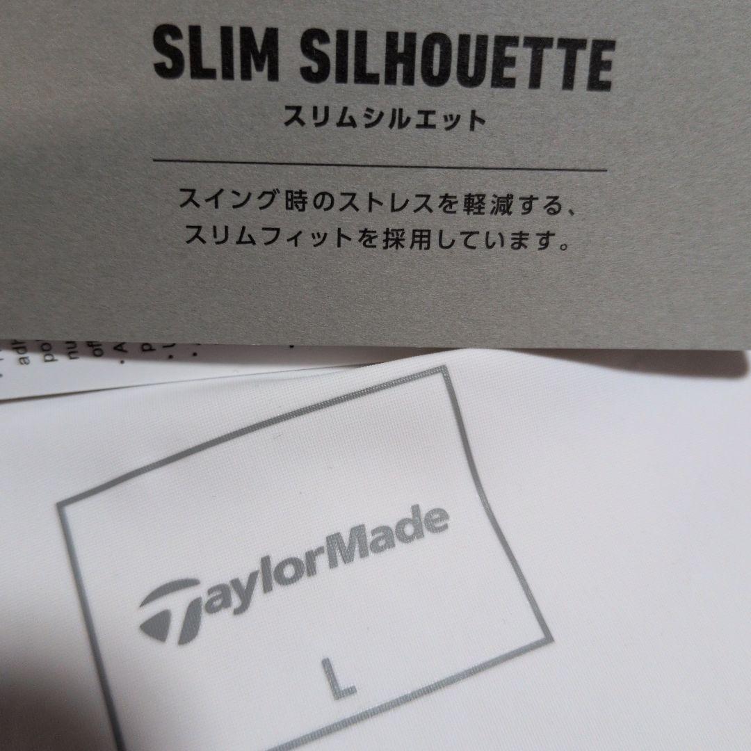 テーラーメイド:レディース:Lサイズ:長袖ポロシャツ:白/ピンク