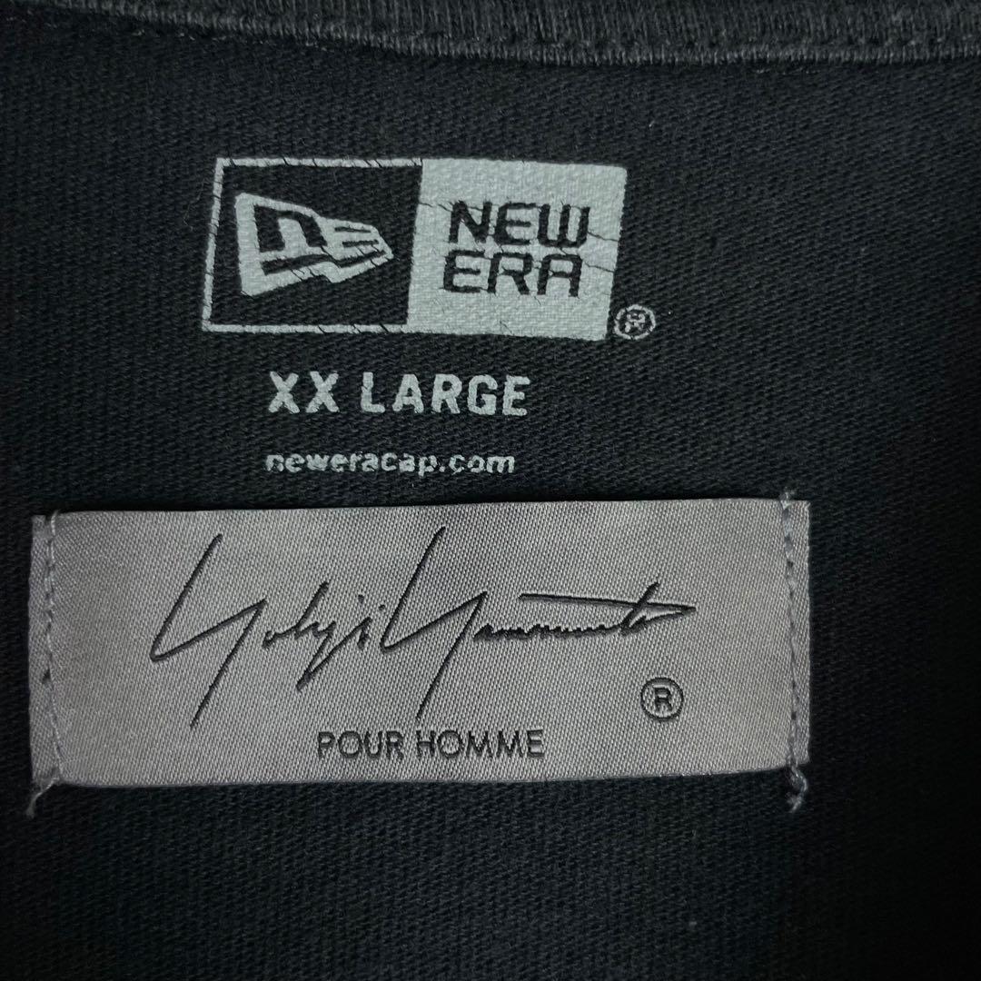 【超希少2XLサイズ】ヨウジヤマモト×ニューエラ☆クロウ プリント tシャツ 黒