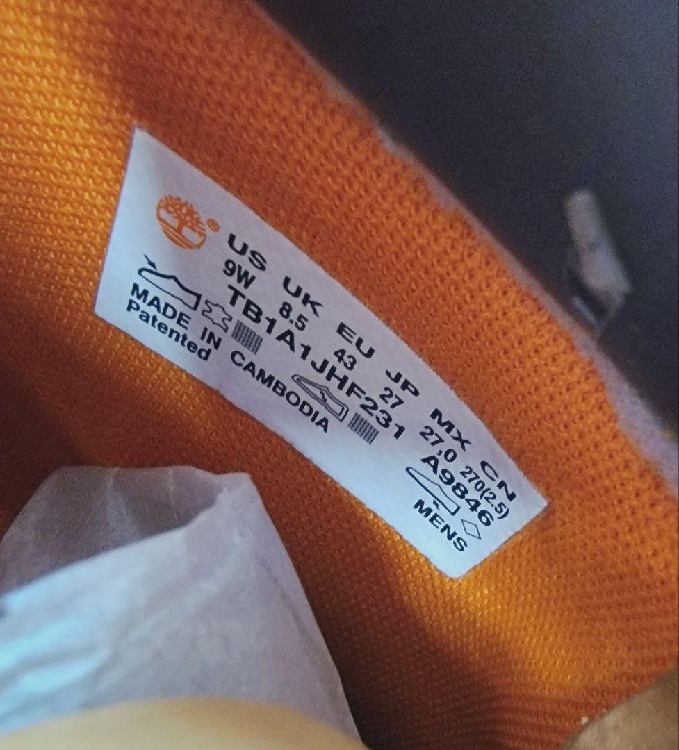 ティンバーランド ラドフォード ミッド レースアップ WP ブーツ 27cm