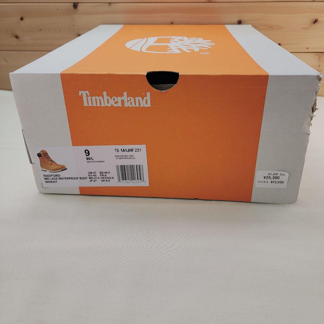 ティンバーランド ラドフォード ミッド レースアップ WP ブーツ 27cm