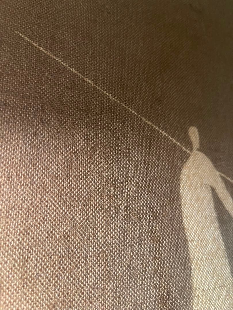 『羊飼い』　望月通陽　染色　型染め　1993年ごろの作品