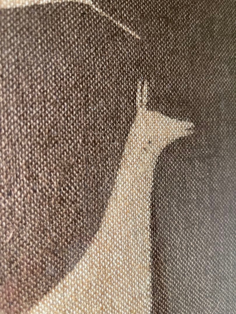 『羊飼い』　望月通陽　染色　型染め　1993年ごろの作品