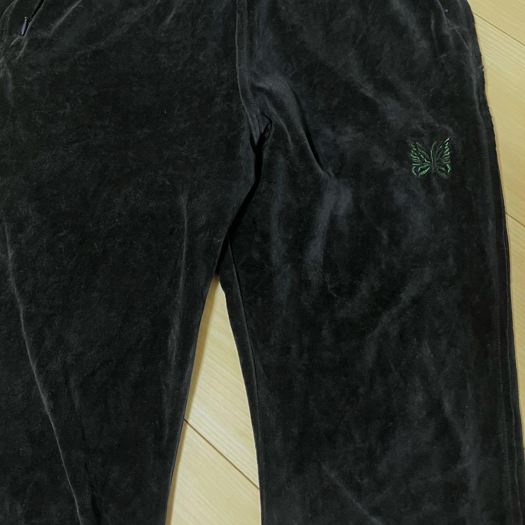 NEEDLES × BEAMS BOY 別注 Velour Pants NAVY