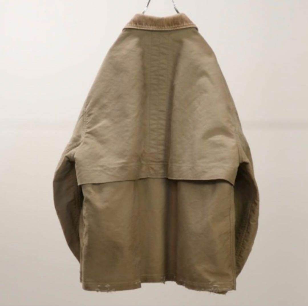 ジャケット・アウター ANCELLM MOLESKIN WORK JACKET(BEIGE)