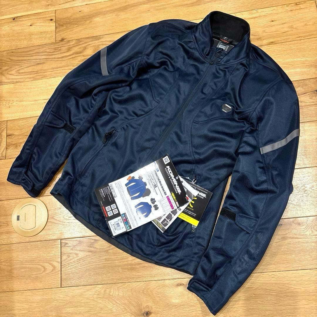 KOMINE★オシャレなプロテクトフルメッシュジャケット ネオ★新品未使用★L