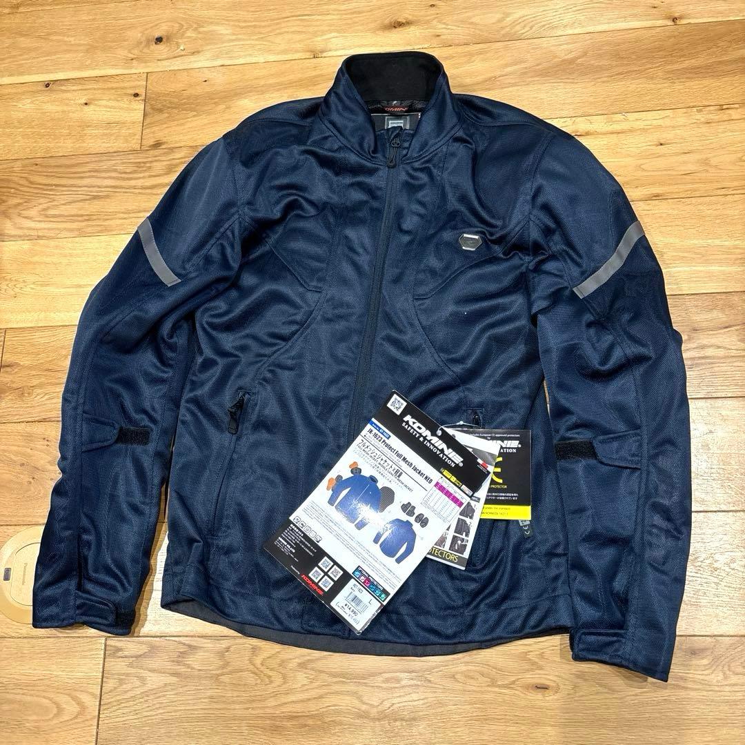 KOMINE★オシャレなプロテクトフルメッシュジャケット ネオ★新品未使用★L