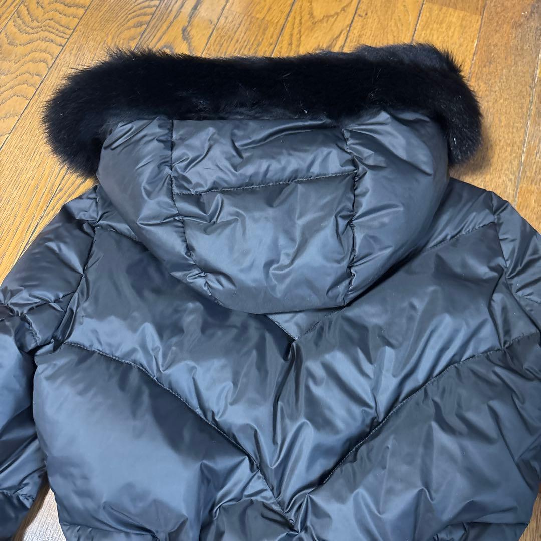 blumarine ブルマリン　フォックスファー付きダウンコート　黒　38