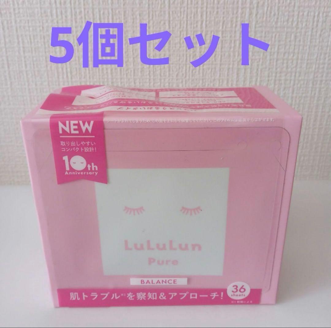 ルルルン ピュア ピンク バランス l 36枚入 5個セット