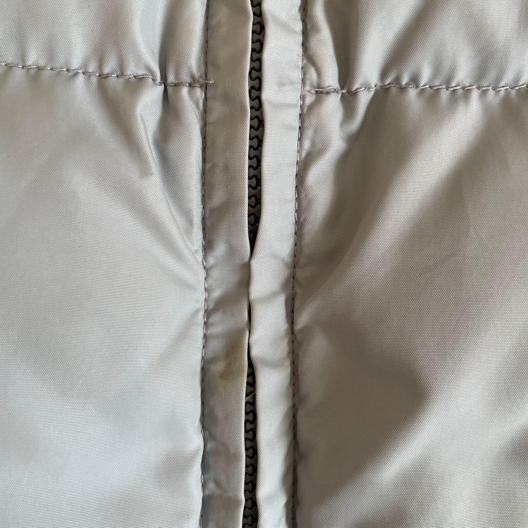 Eddie Bauer 黒タグ ダウンベスト ライトグレー