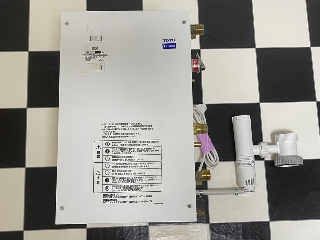 TOTO 電気温水器　手洗洗面用 スタンダードタイプ RE12SX T400
