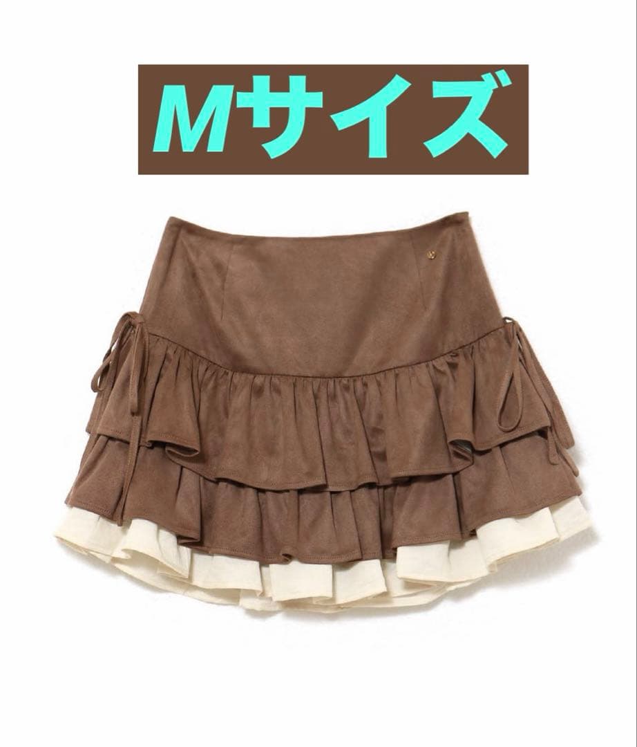 Mサイズ andmary Mel gather skirt ブラウン