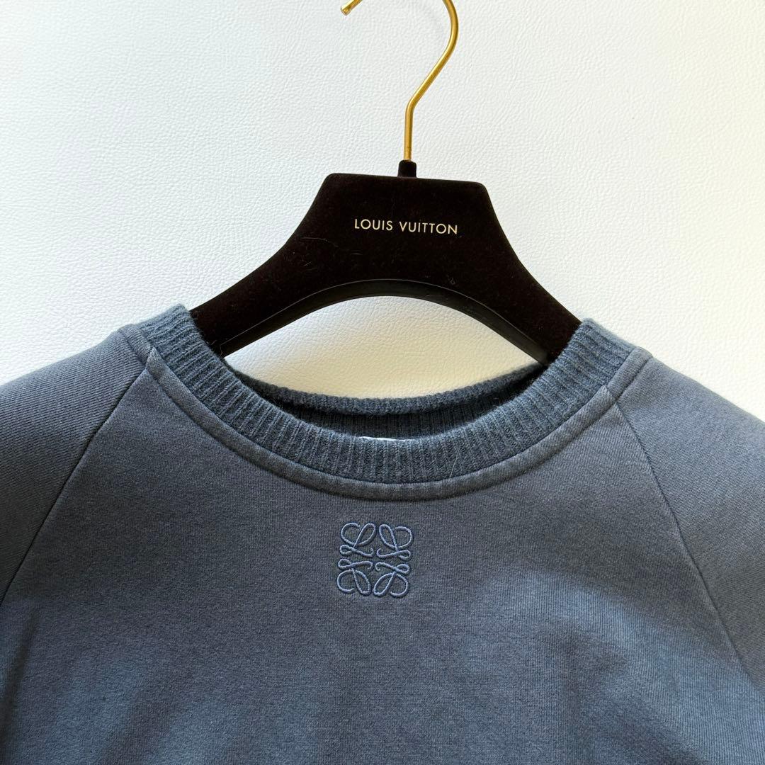 ✨近年モデル 完売品✨ ロエベ クロップド アナグラム 刺繍ロゴ スウェット