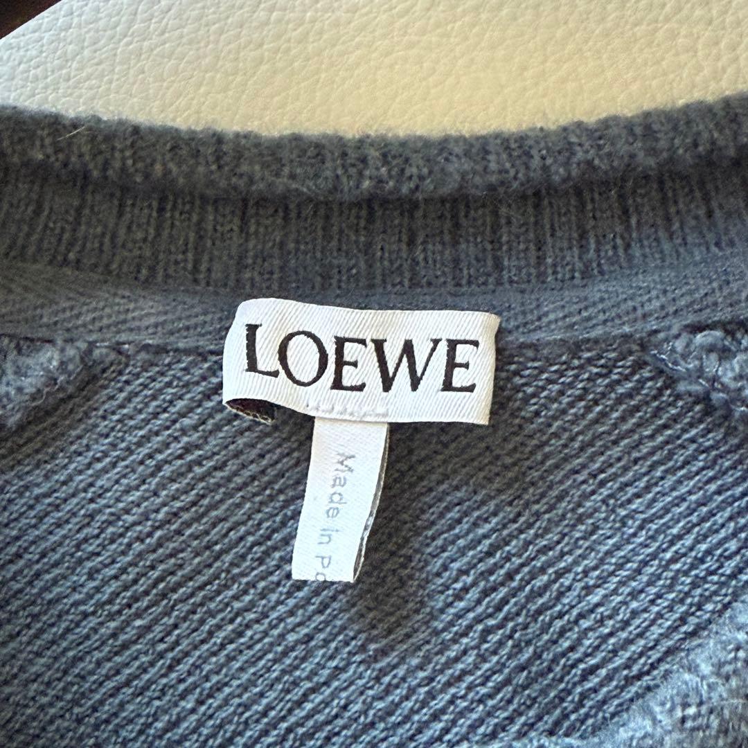 ✨近年モデル 完売品✨ ロエベ クロップド アナグラム 刺繍ロゴ スウェット